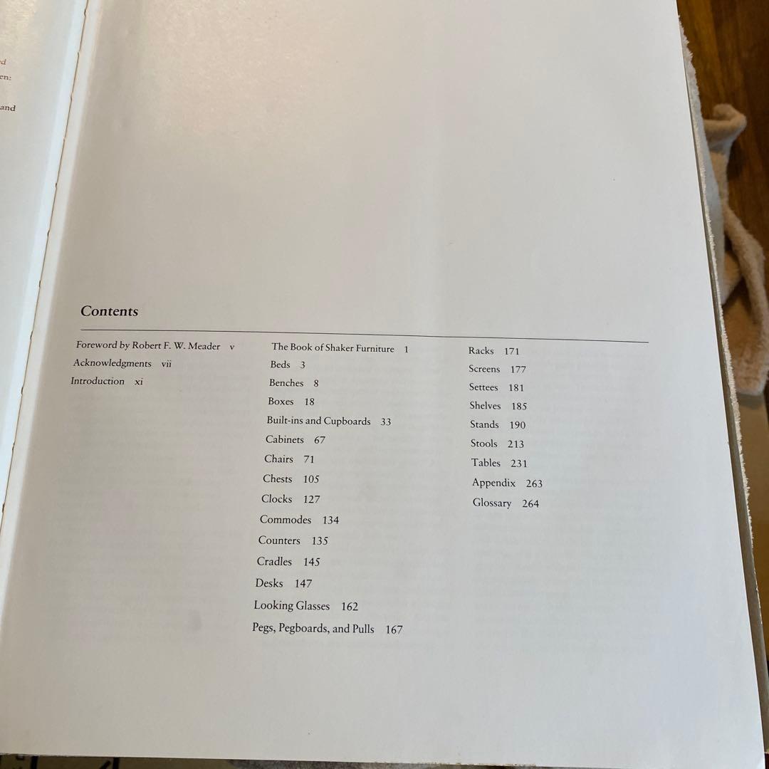 The Book of Shaker Furniture 木工家具職人　家具製作