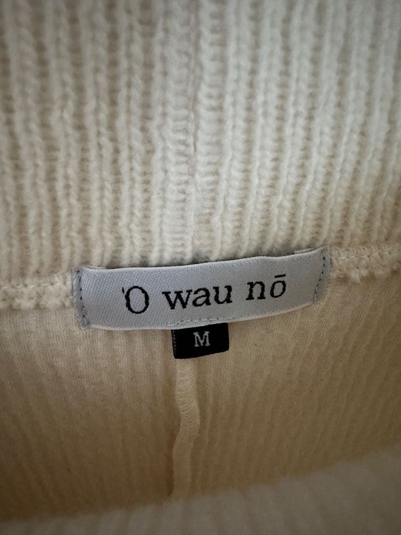 オアーノ Owauno ニットベスト ホワイトM