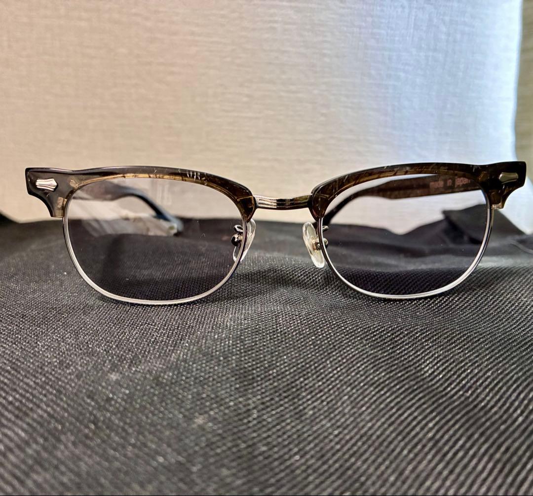 クッシュマンCUSHMAN サングラス 眼鏡　ロカビリー　50s眼鏡　美品