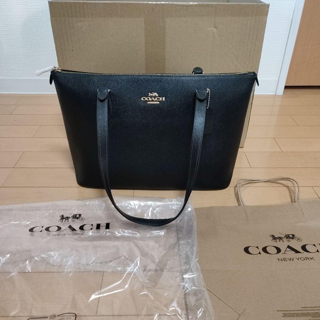 引っ越し前の特価！【美品】COACH ギャラリー トート コーチ ブラック
