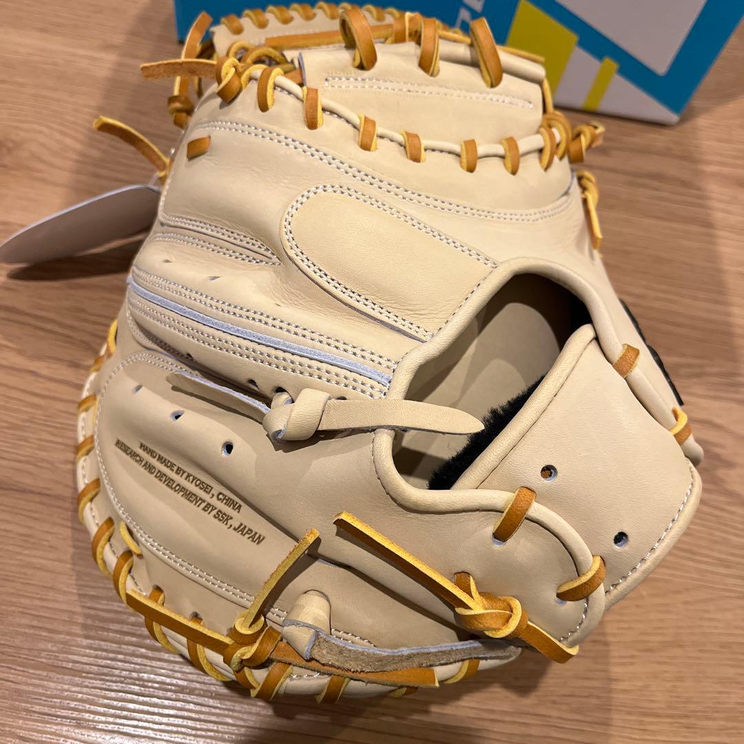 新品定価40,700円硬式用 SSK キャッチャーミット キャメル