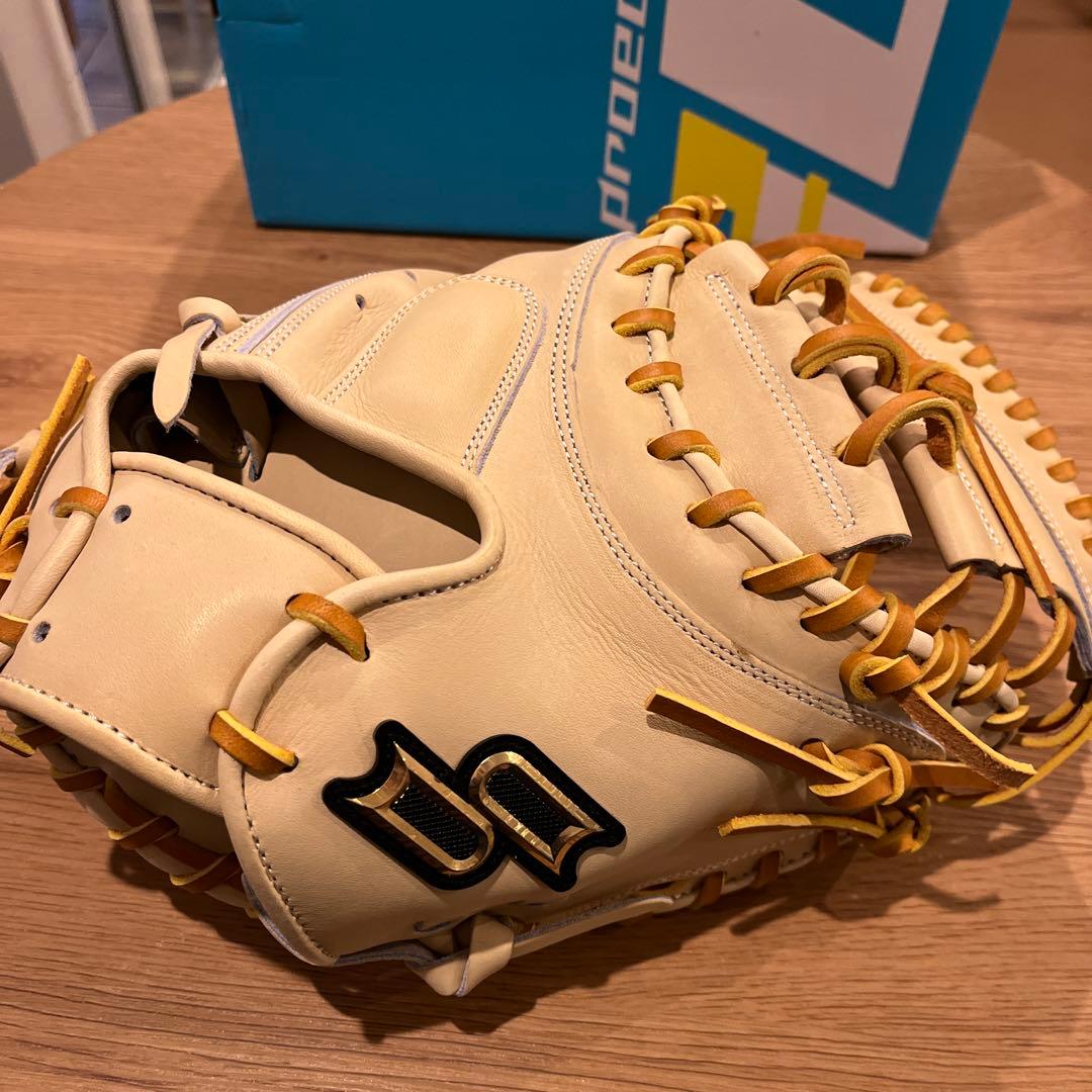 新品定価40,700円硬式用 SSK キャッチャーミット キャメル