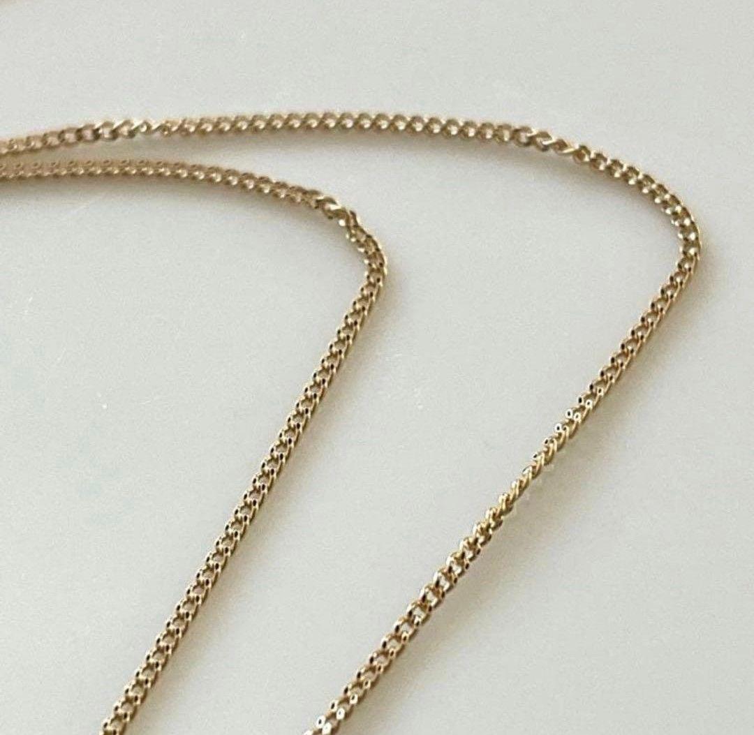 h*3様 ラスト‼️ K18２面 喜平 60センチネックレス　１８金刻印有り‼️