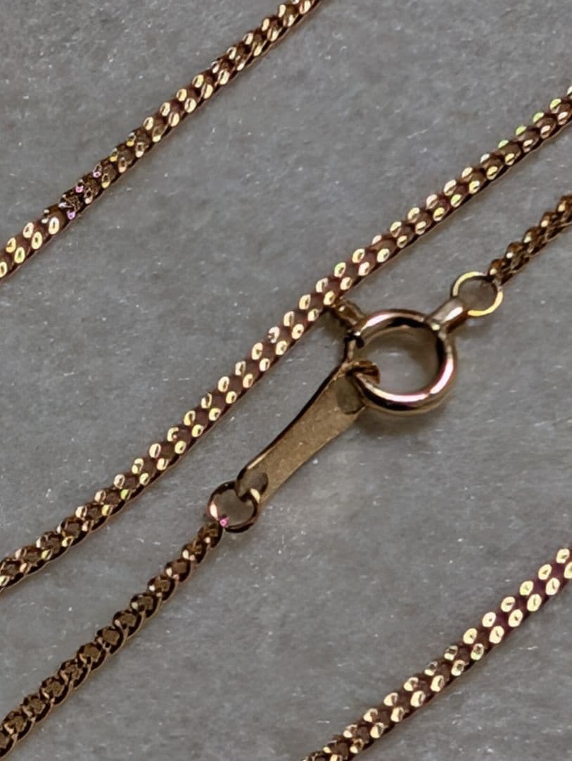 h*3様 ラスト‼️ K18２面 喜平 60センチネックレス　１８金刻印有り‼️