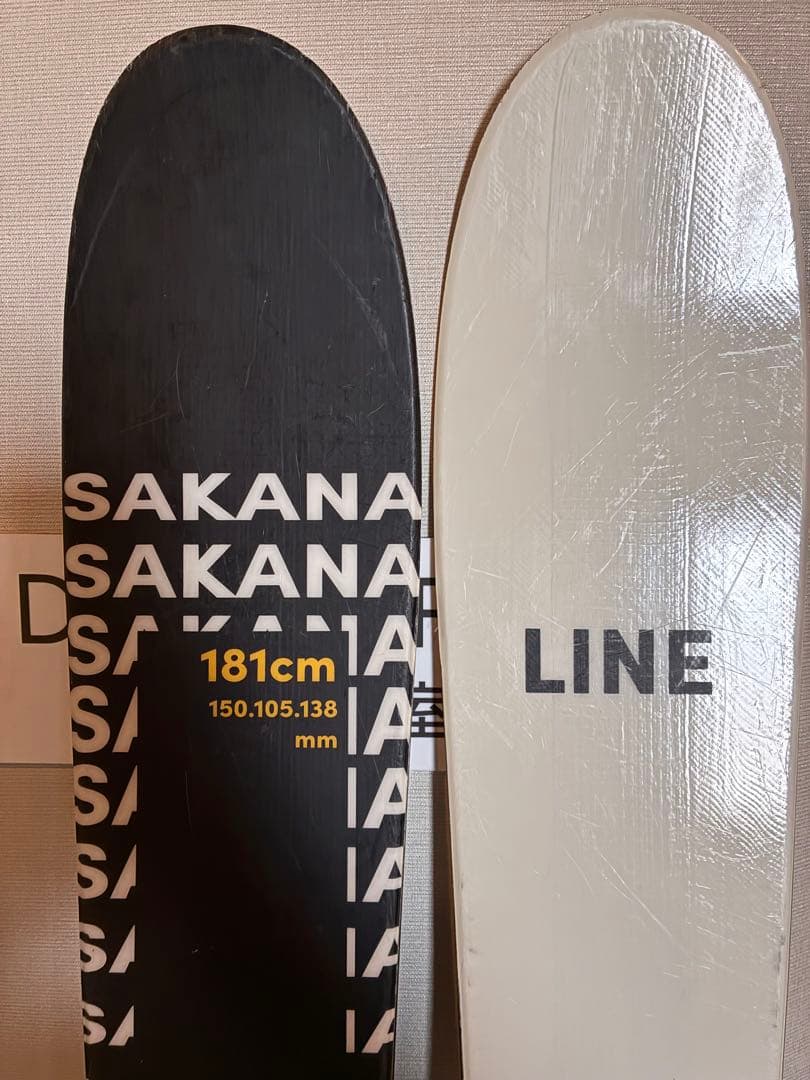 LINE SAKANA スキー板 181cm テレマークNTN