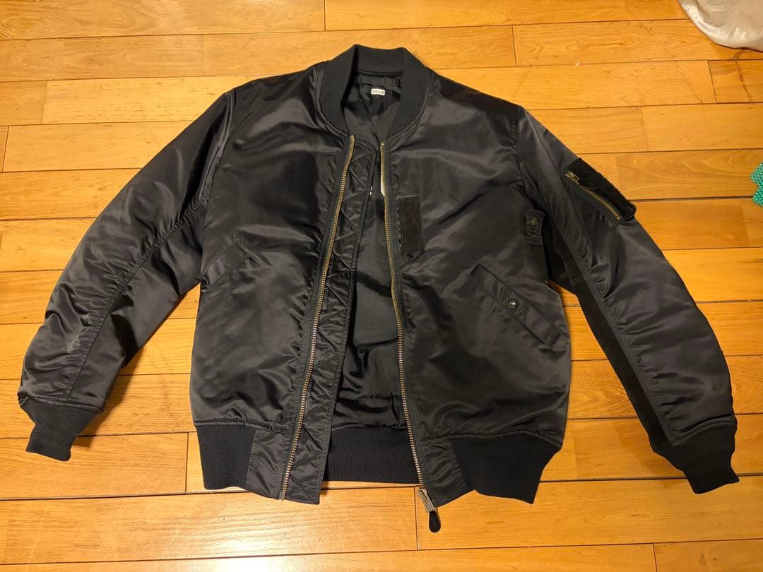 SEQUEL 23AW MA-1 シークエル ブラック Ｌ