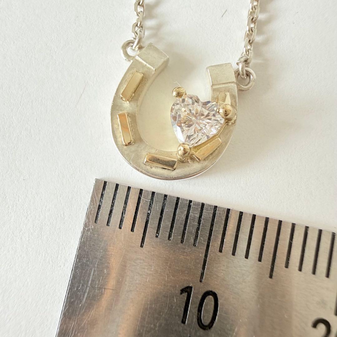 スタージュエリー　ホースシュー　K18　ゴールド　金　シルバー925　ネックレス