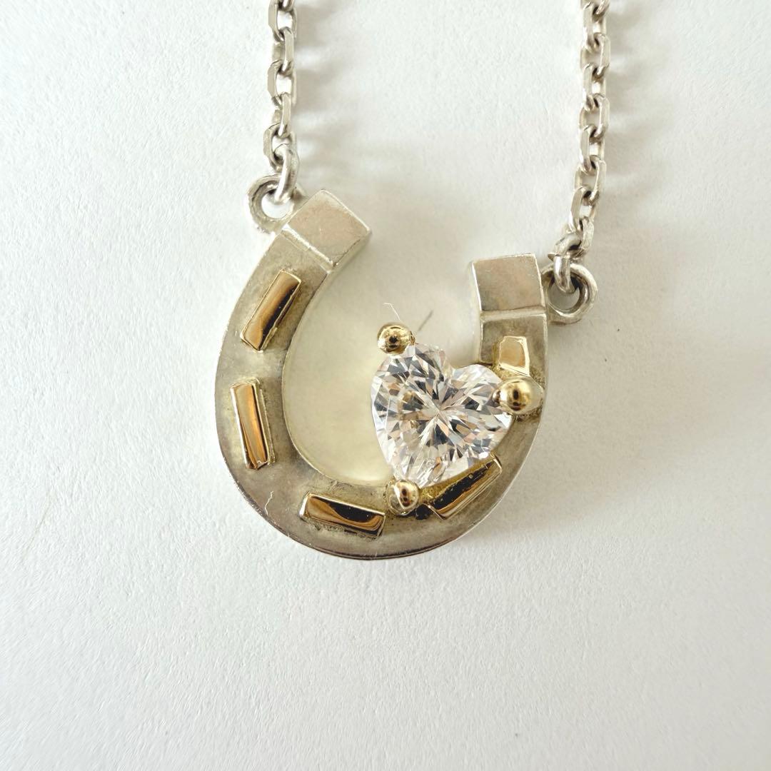 スタージュエリー　ホースシュー　K18　ゴールド　金　シルバー925　ネックレス