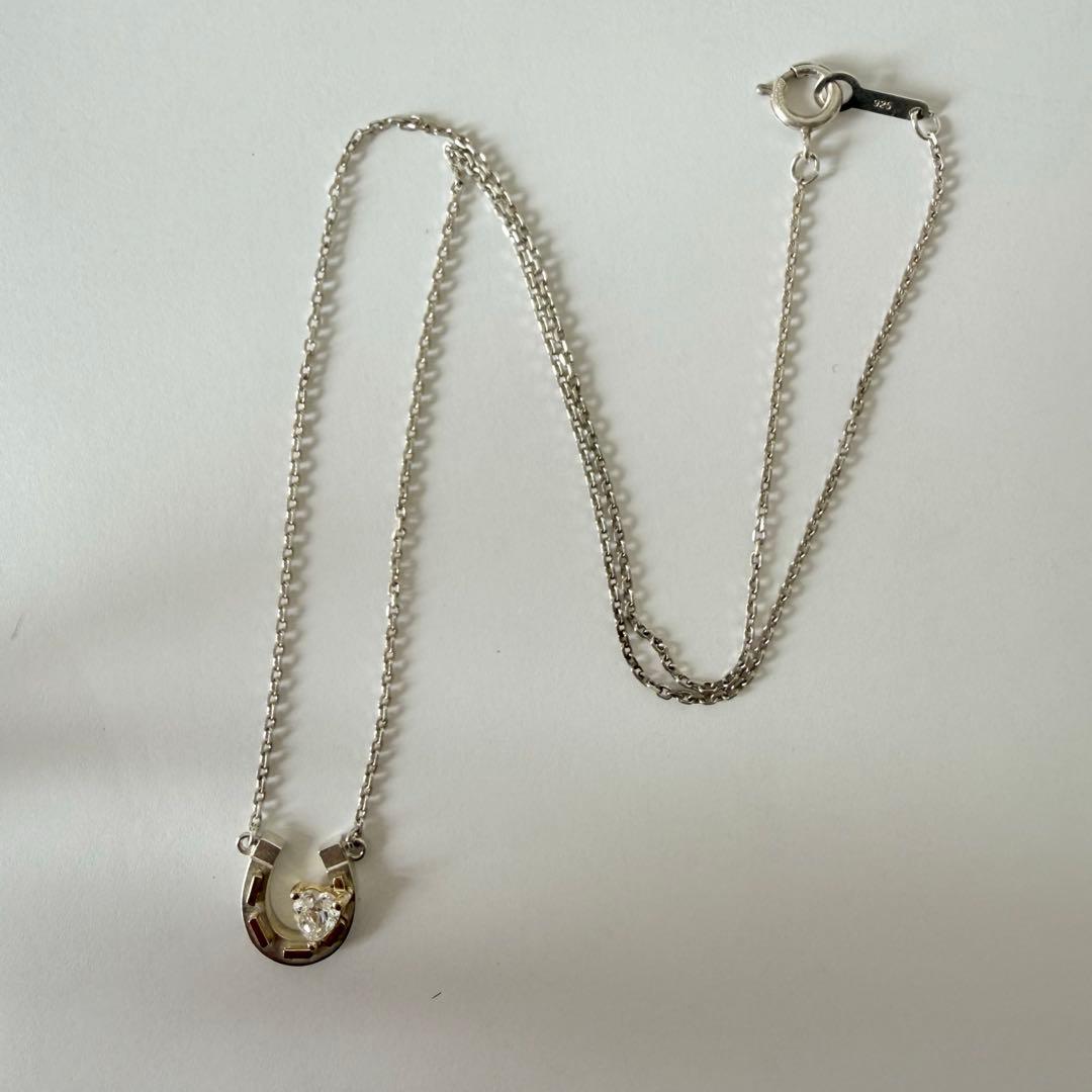 スタージュエリー　ホースシュー　K18　ゴールド　金　シルバー925　ネックレス