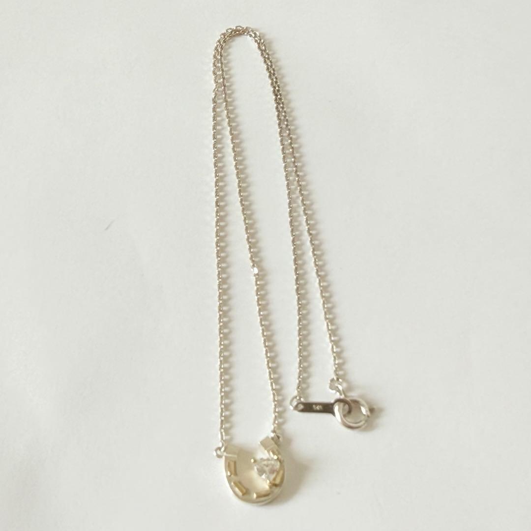 スタージュエリー　ホースシュー　K18　ゴールド　金　シルバー925　ネックレス