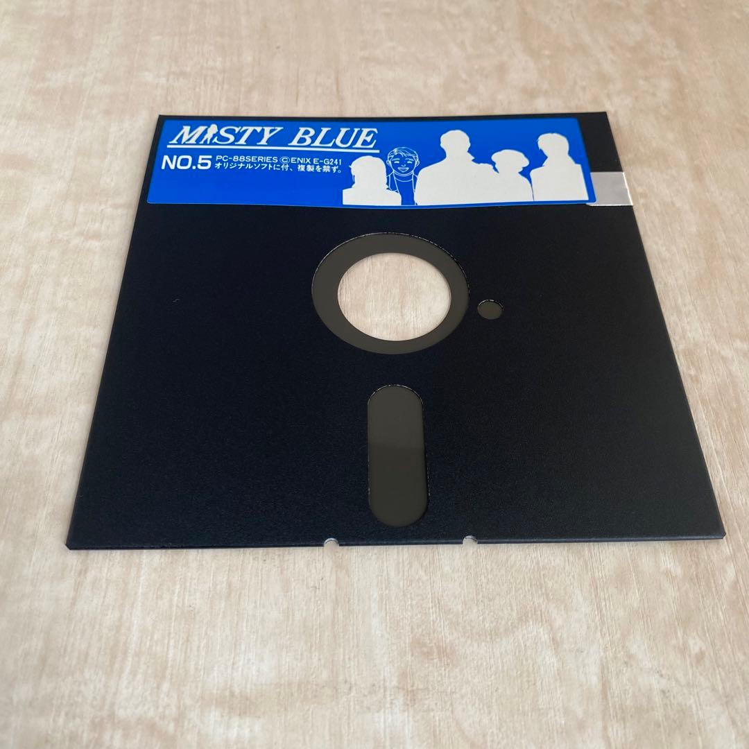 【限定SALE】PC-8801「ミスティ・ブルー」イラストカード・CD付 希少
