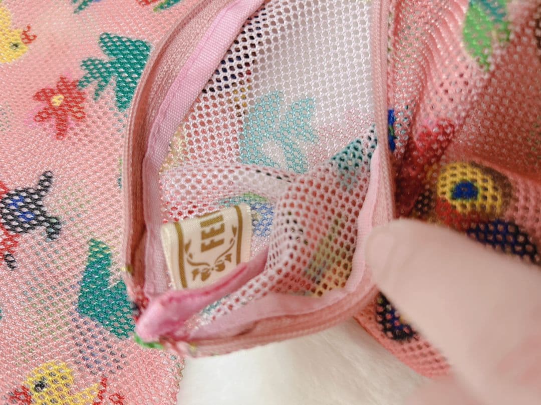 フェイラー　メッシュポーチ3点セット✨ハイジ柄　ピンク