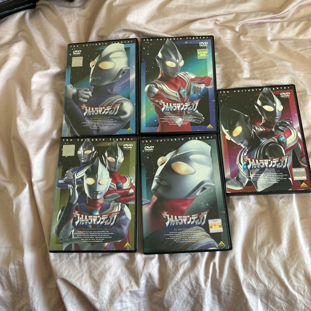 ケース付 ウルトラマンティガ DVD 全13巻 全巻セット