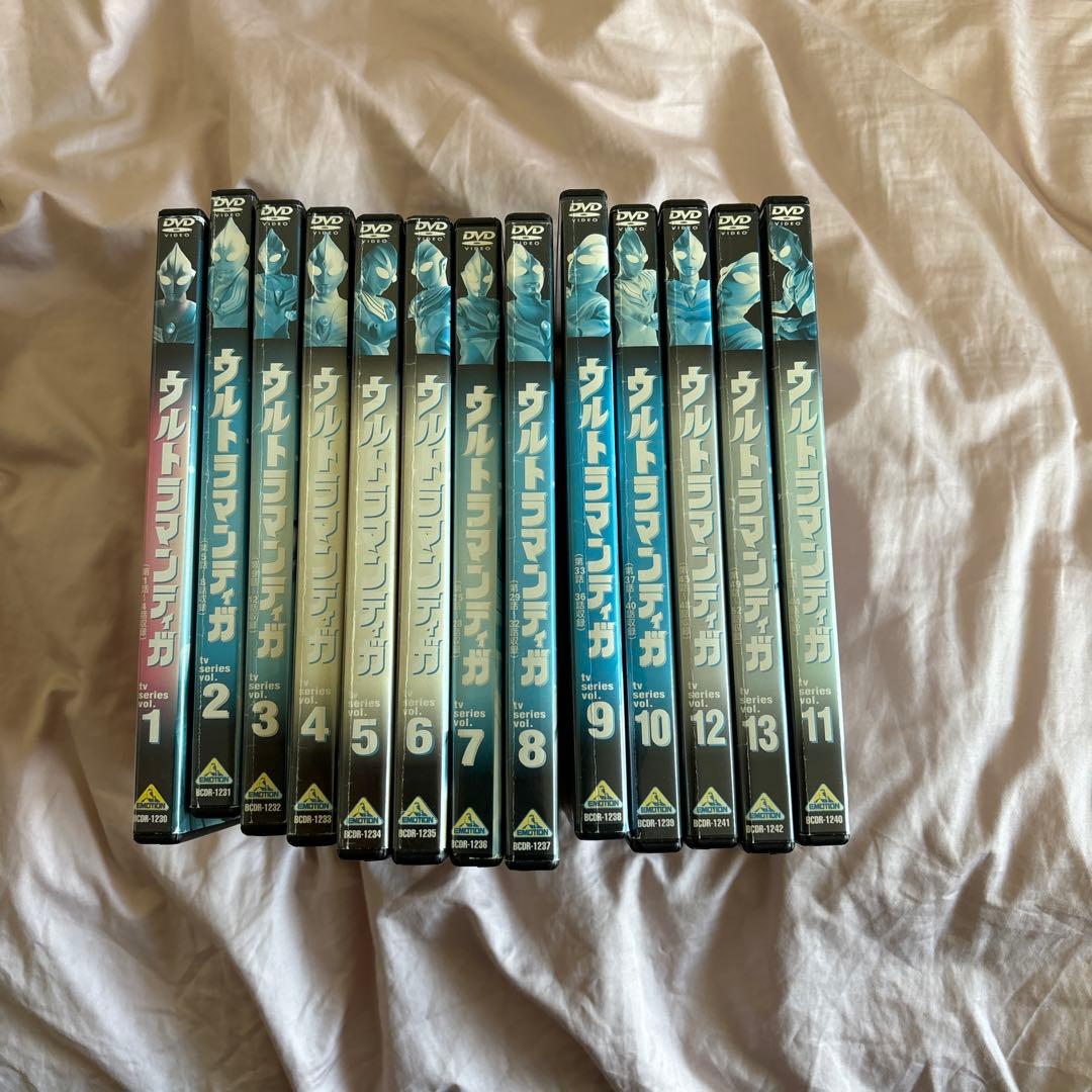 ケース付 ウルトラマンティガ DVD 全13巻 全巻セット
