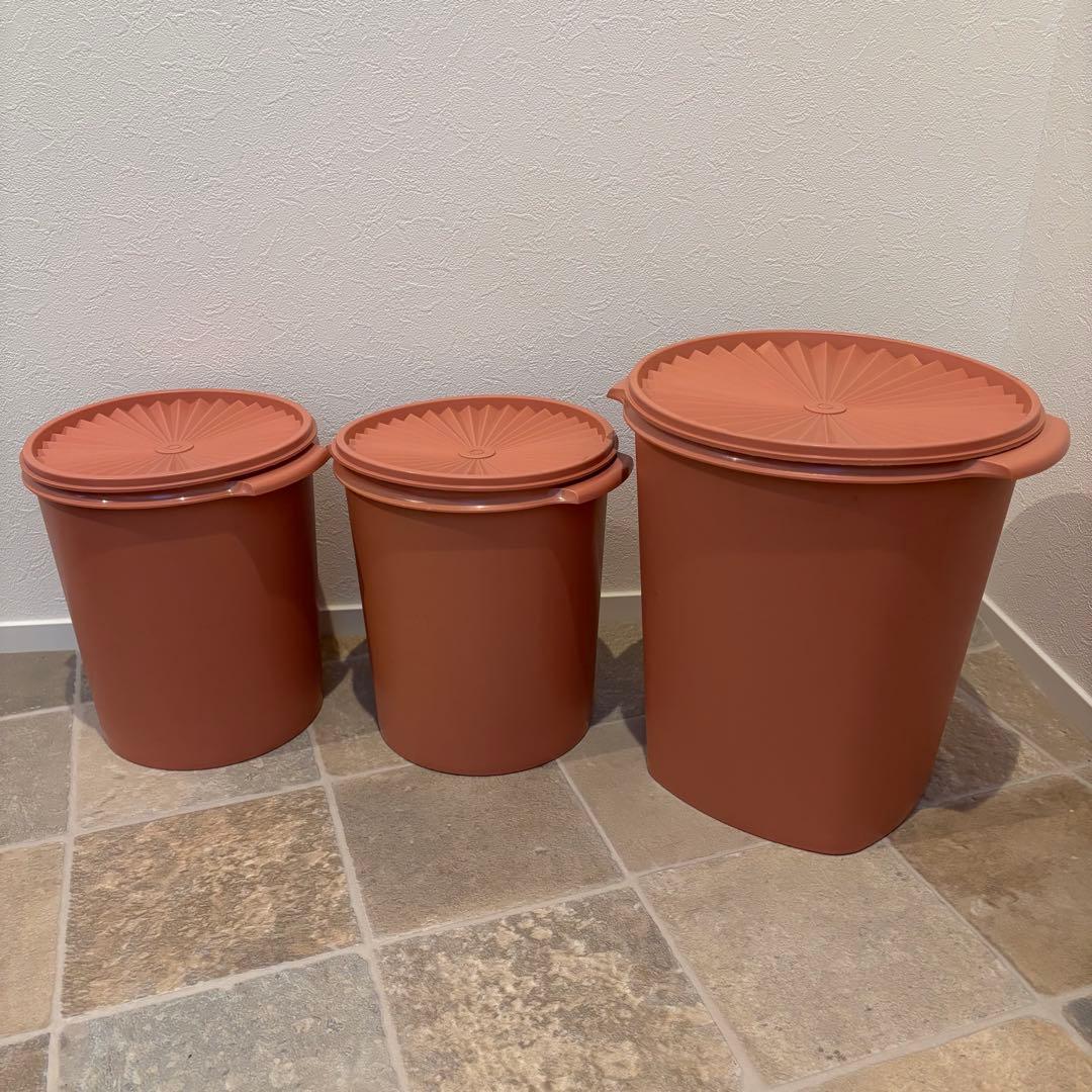 【美品】タッパーウェア 3個セットマキシクィーンデコレーターTupperware