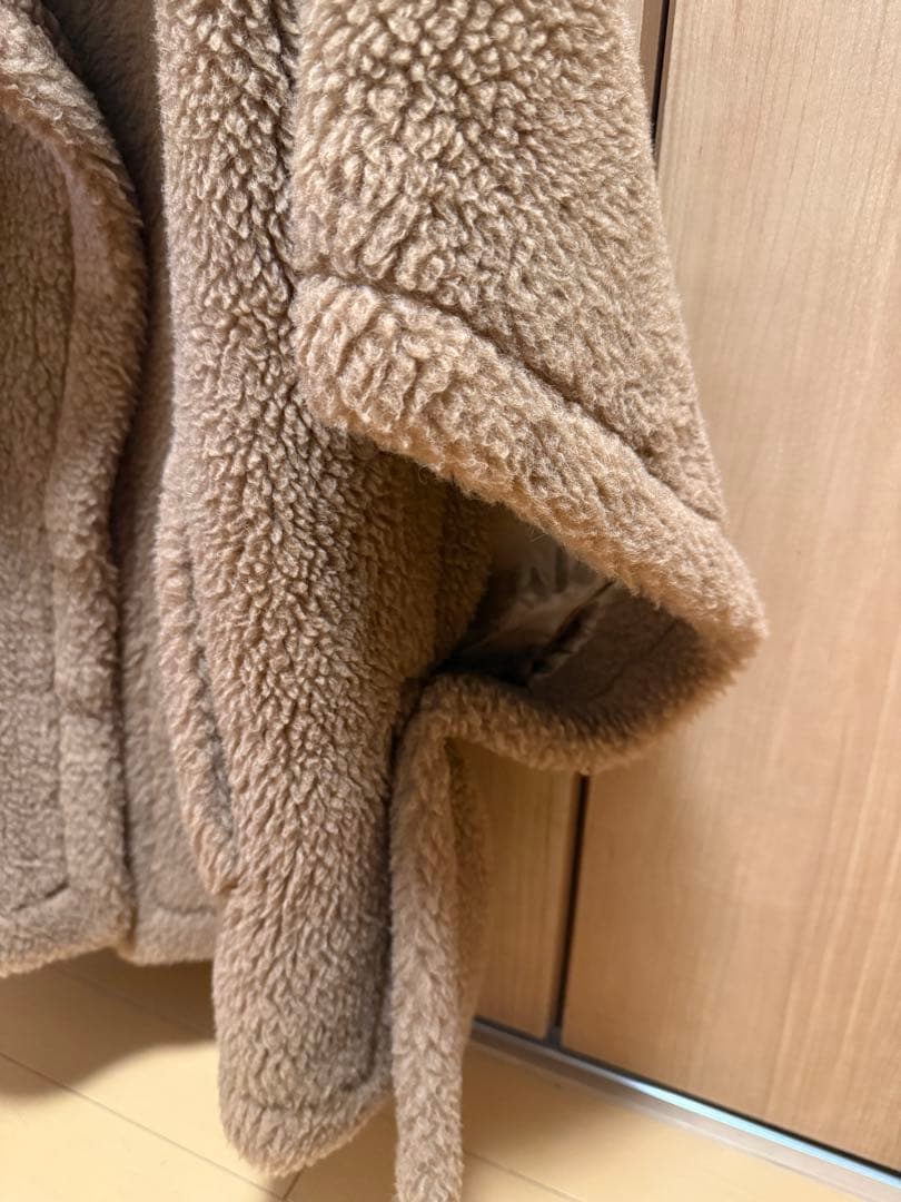 マックスマーラMax Mara テディベア ケープコートCamel TEBE美品