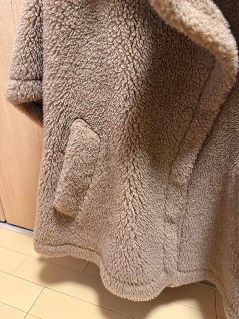 マックスマーラMax Mara テディベア ケープコートCamel TEBE美品