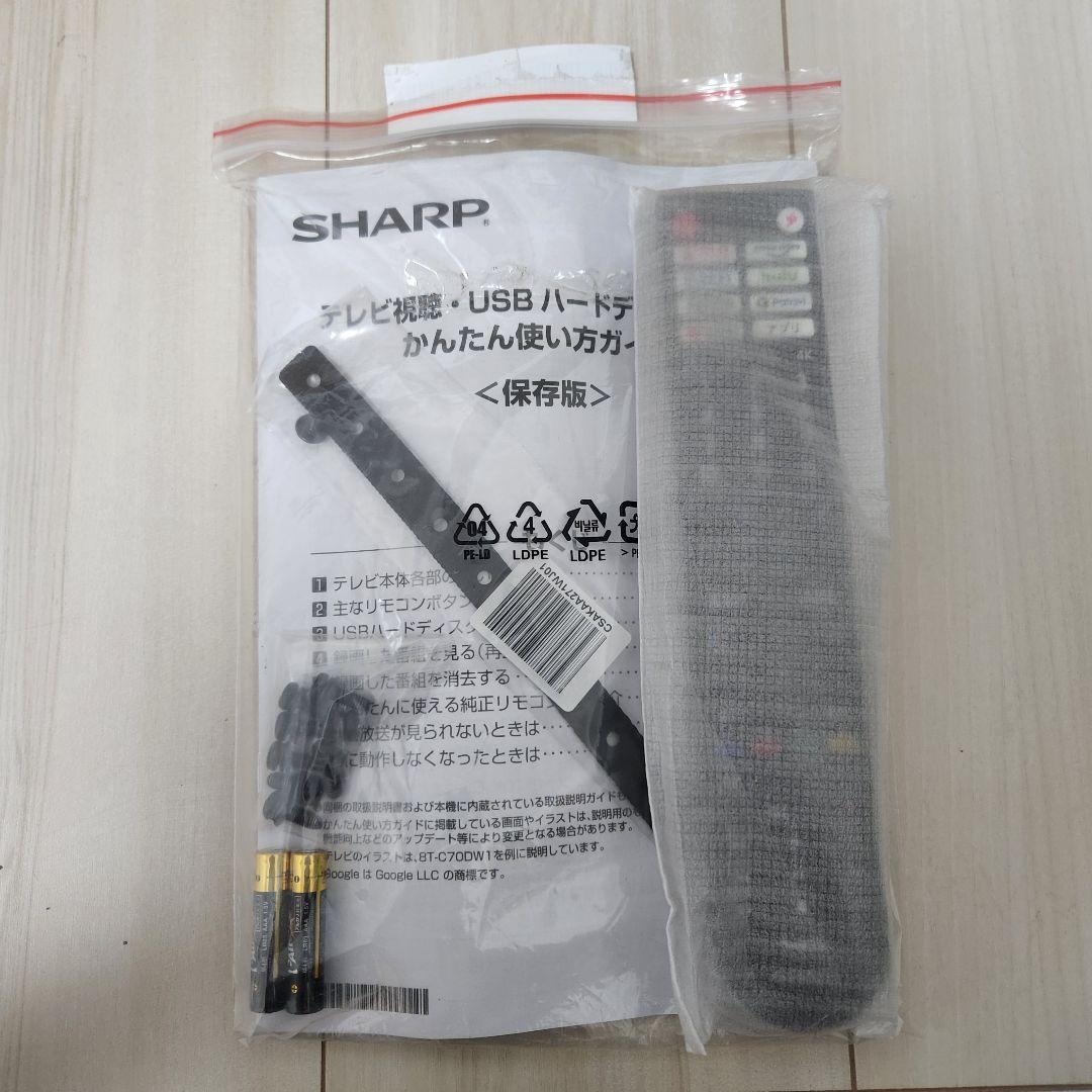SHARP 4K有機ELテレビ4T-C65DQ1/65インチ2021年製