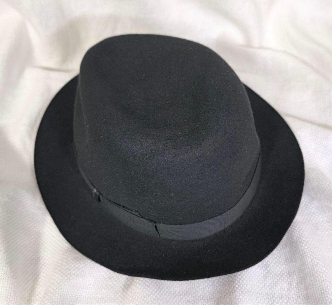 Borsalino　ボルサリーノ ラビット　フェルトハット　中折れ 57