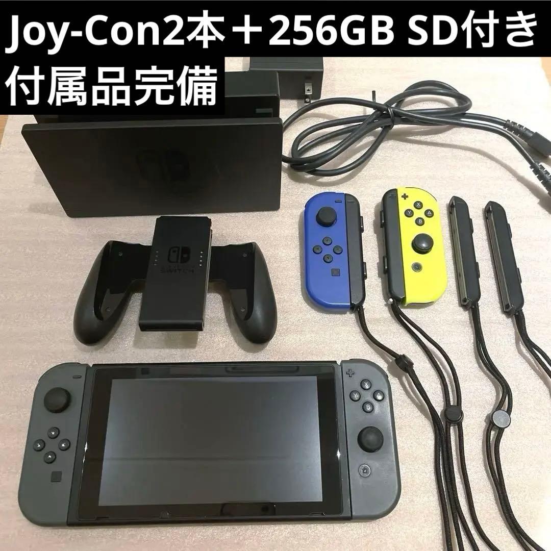 スイッチ本体 + SDカード256GB + Joy-Conセット