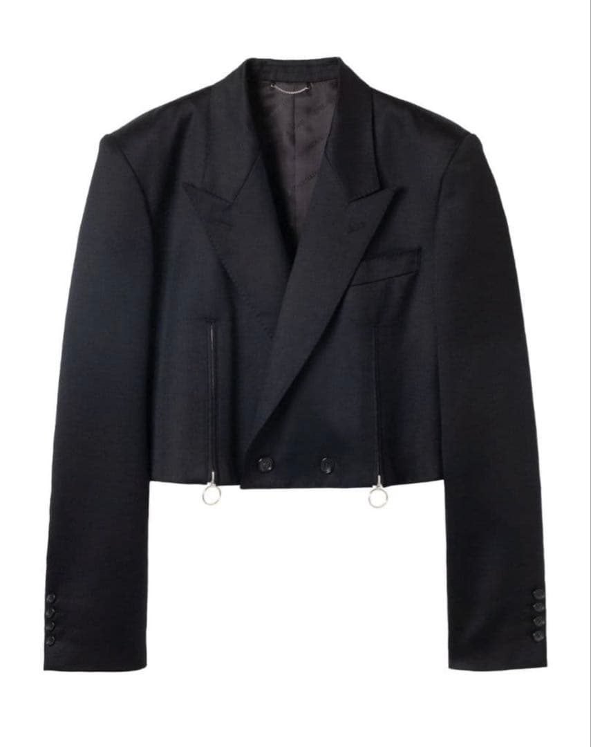 ジョンローレンスサリバン 23AW Wool satin スペンサージャケット