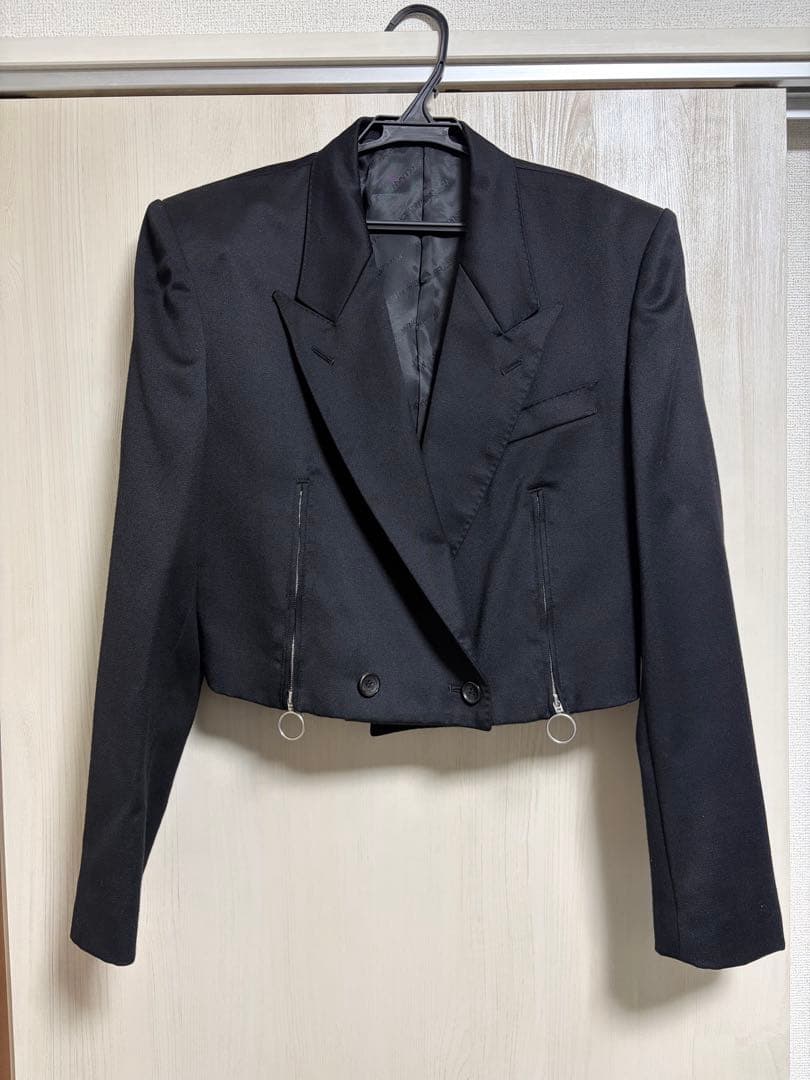 ジョンローレンスサリバン 23AW Wool satin スペンサージャケット