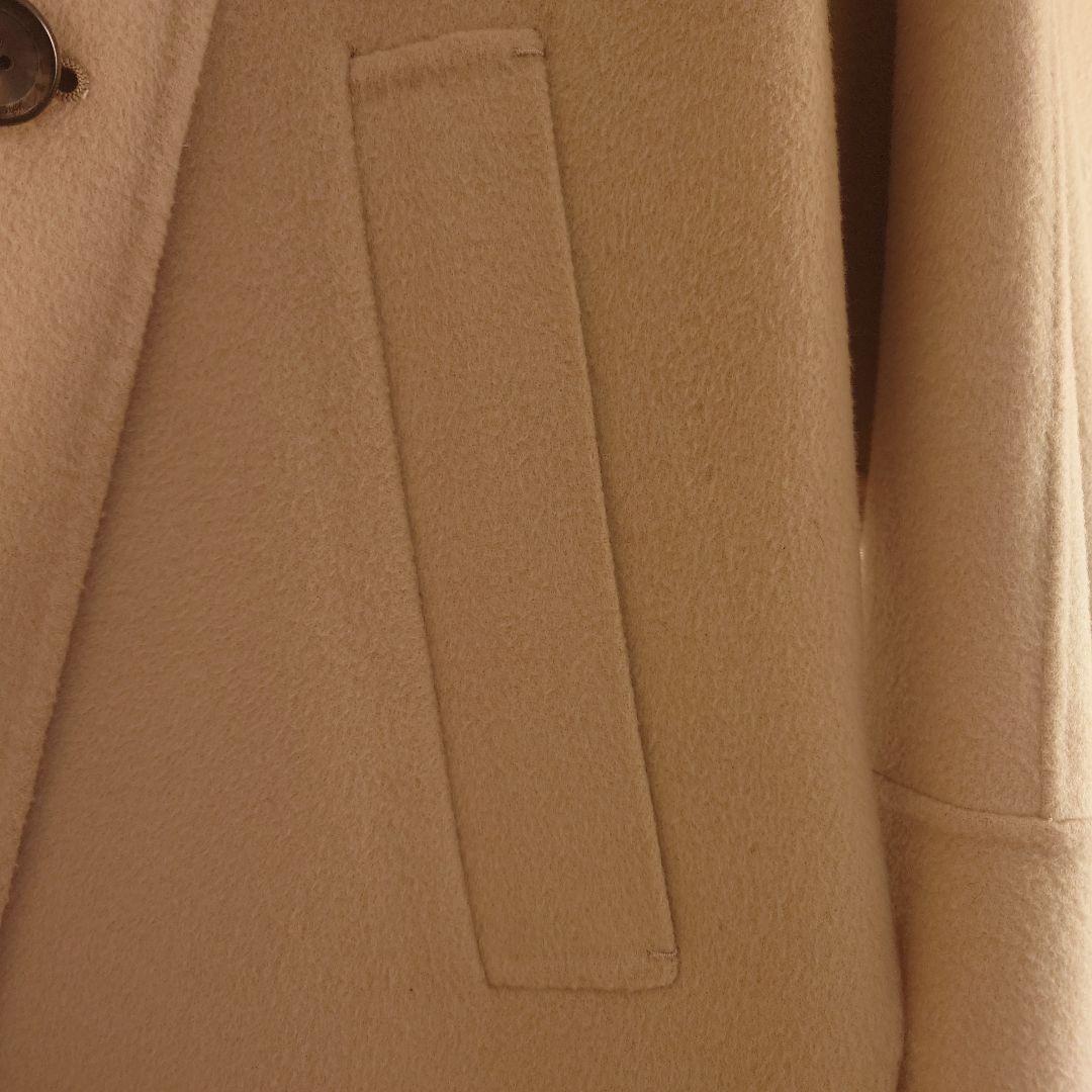 美品✨IENA スーパー160ダブルフェイス ショートコート ベージュ　36