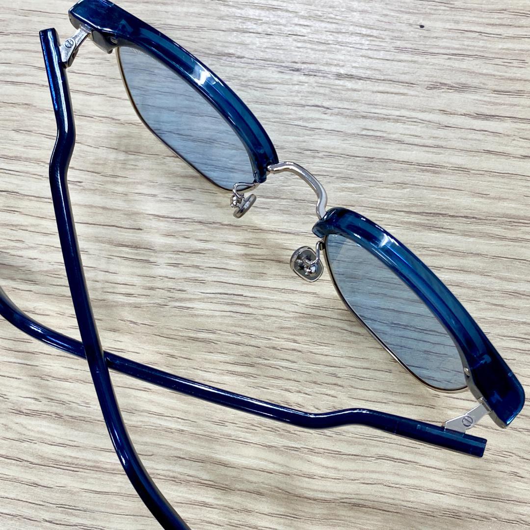 極美品 TOM FORD TF1119-D サングラス ブルー ケース付き