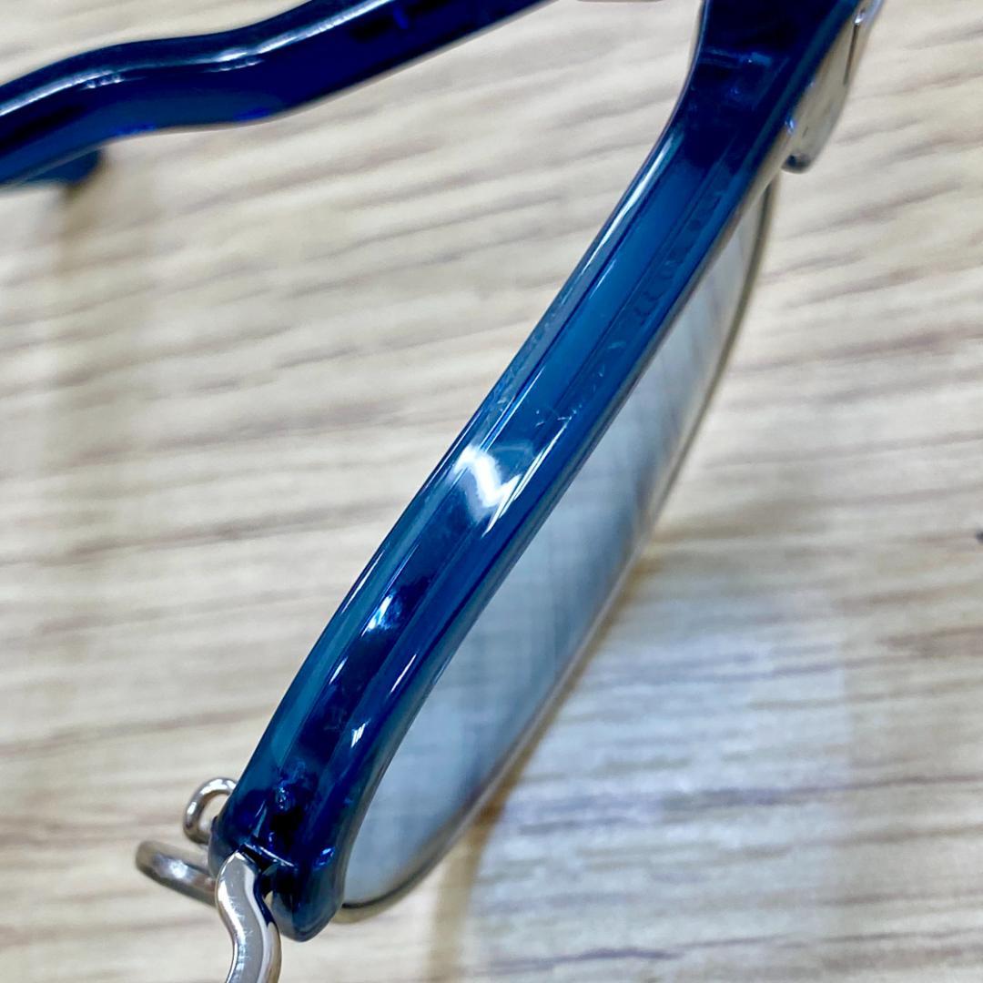 極美品 TOM FORD TF1119-D サングラス ブルー ケース付き