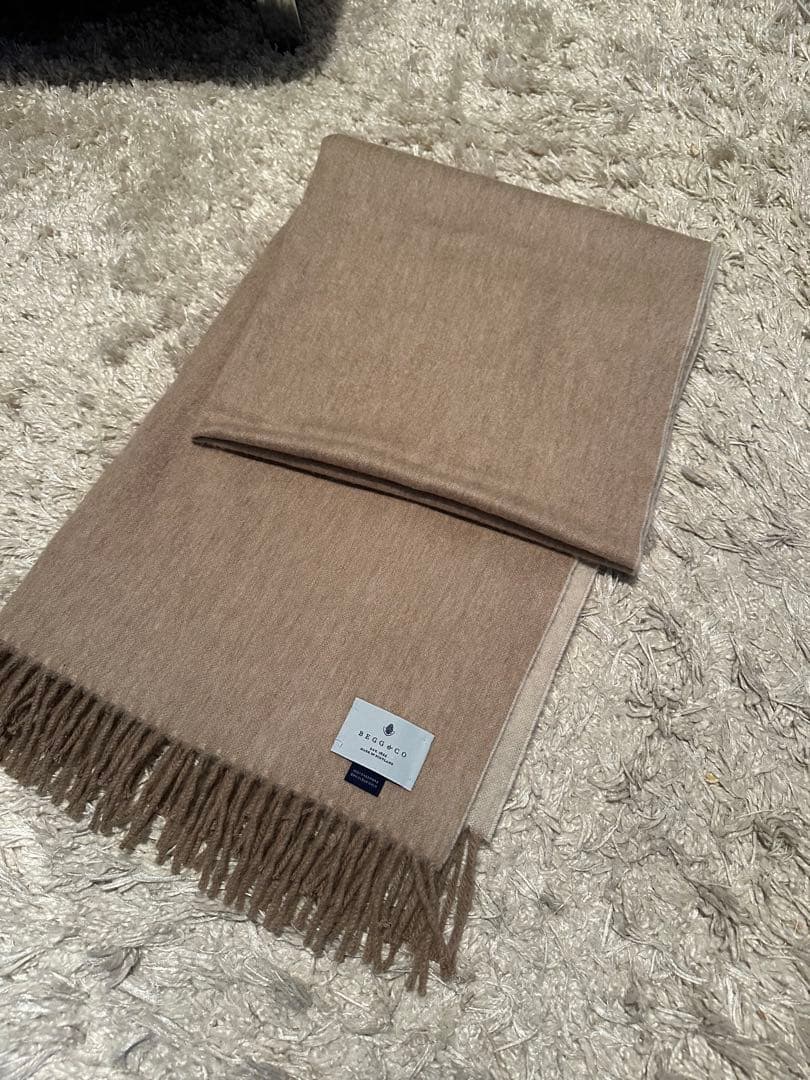 begg 大判　200×70 ザロウ　エルメス　ジョンストンズ　　カシミア