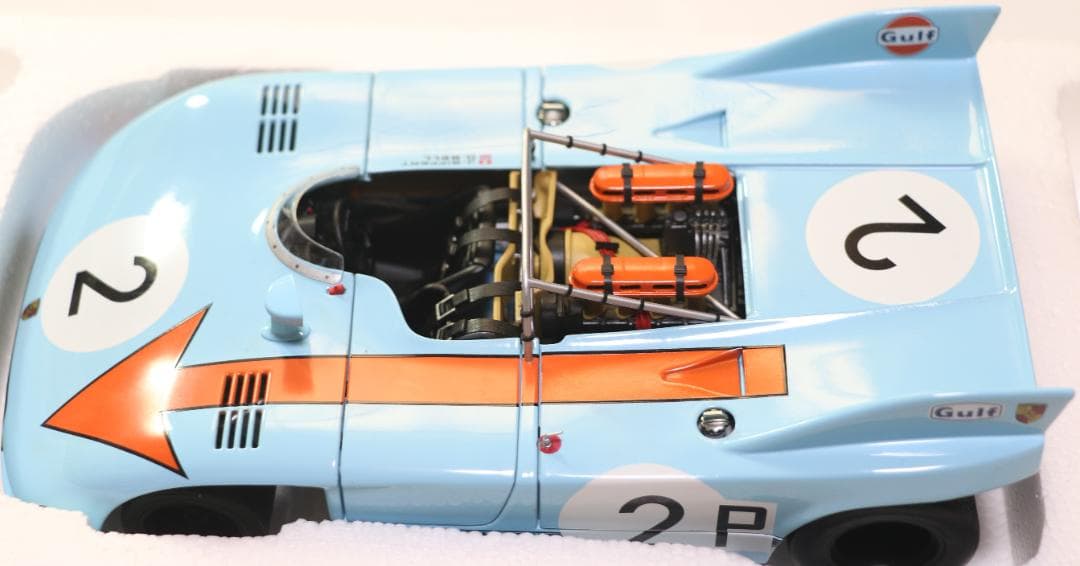 miao『オートアート　ポルシェ９０８／３ＪＷガルフカラー仕様 　１／１8