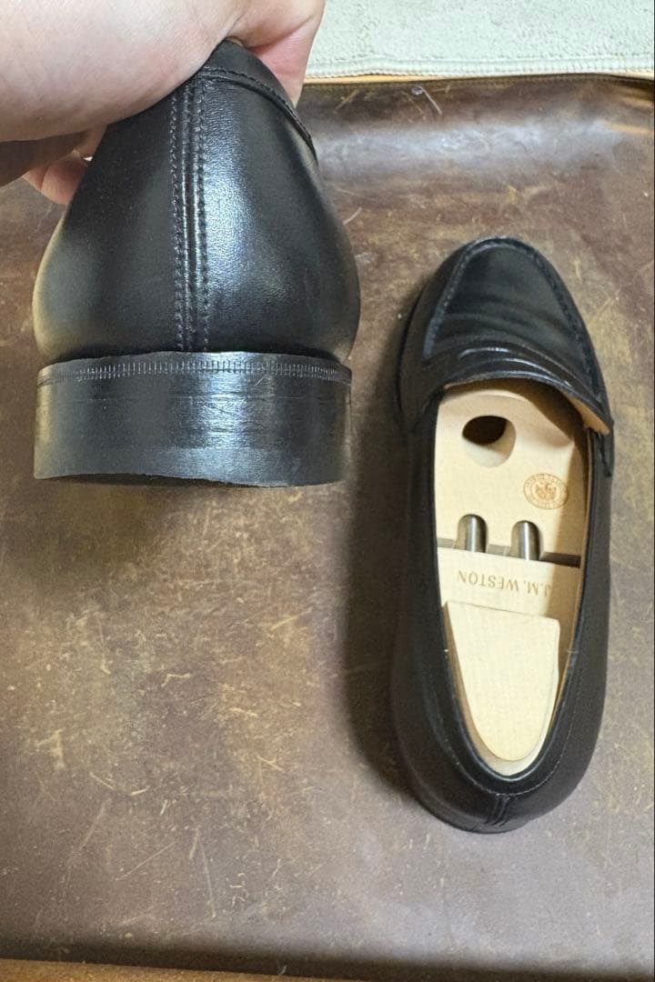 jm weston 180 ブラック　6/D シューツリー付き