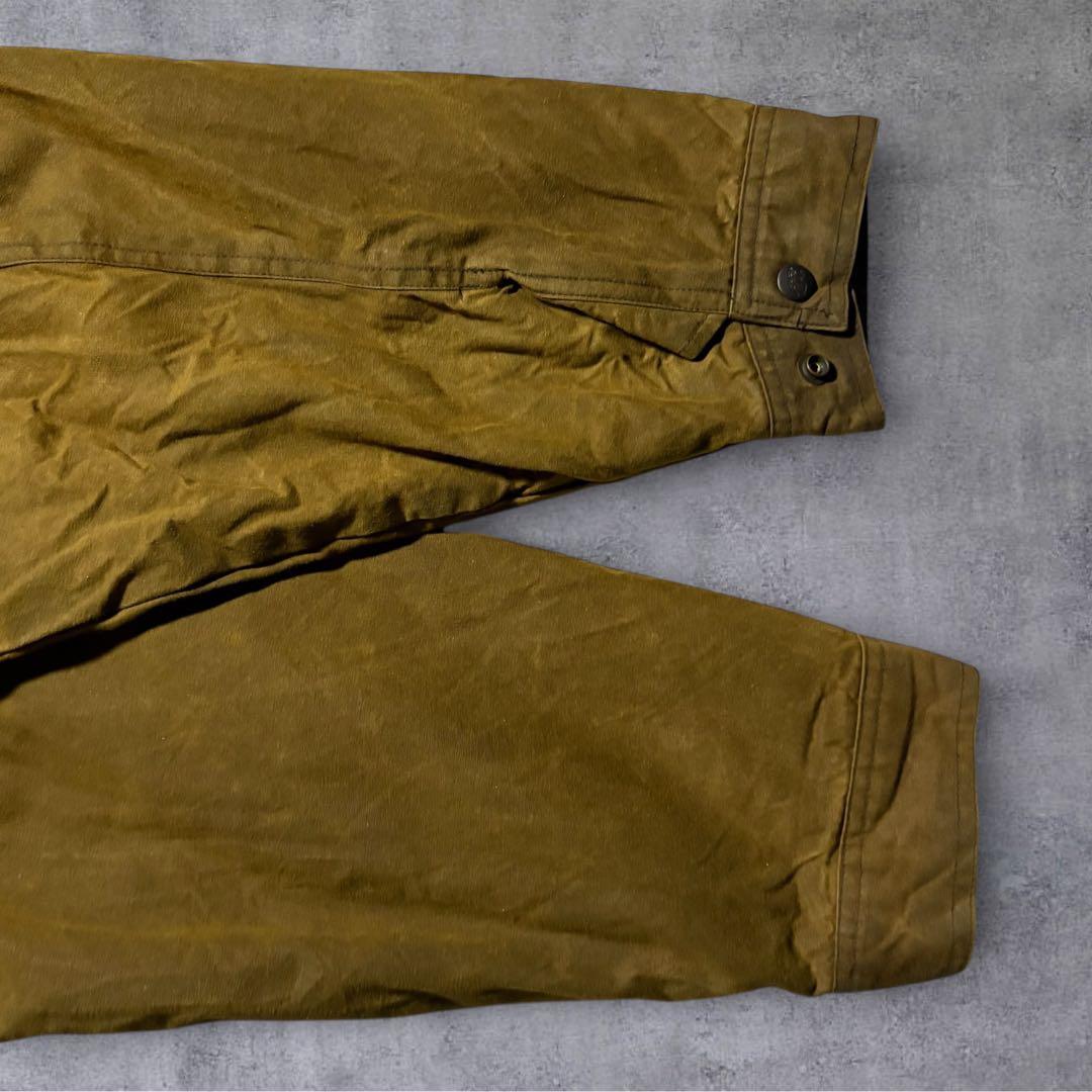 00sOUTBACK T オイルドジャケット襟レザー XL