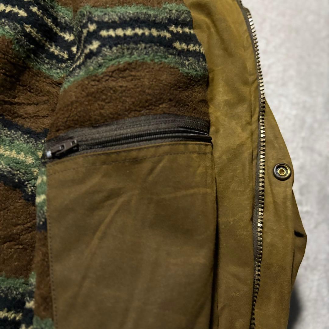 00sOUTBACK T オイルドジャケット襟レザー XL