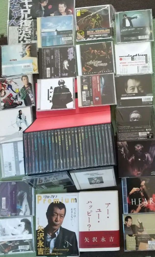 激レア❗️矢沢永吉 CDカラオケコレクション＋アルバム12枚＋CDS９枚＋本２冊