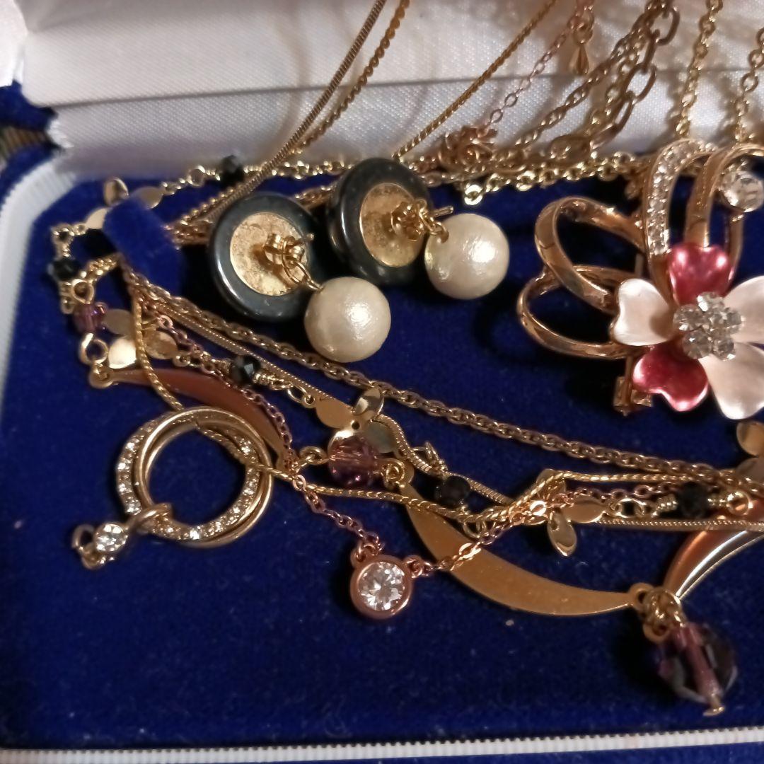 遺品生前整理アクセサリーまとめK18ルビートップSilverネックレスニナリッチ