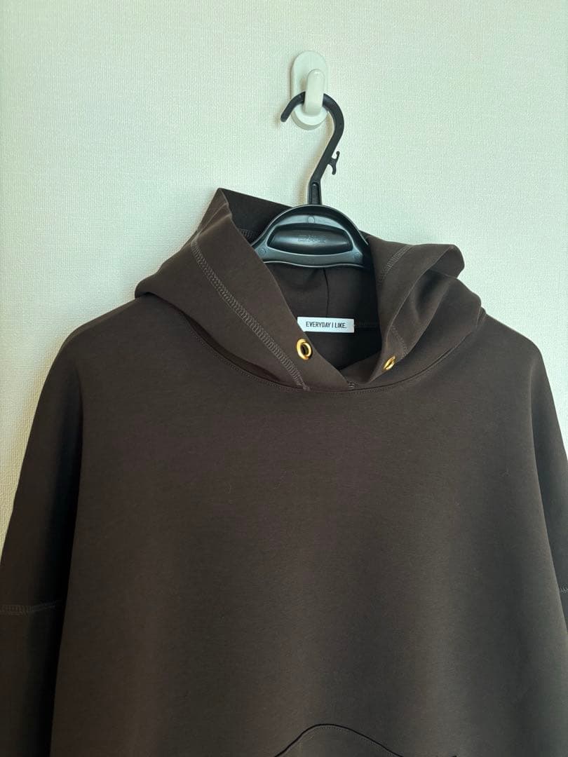 Deuxieme Classe Oversized Hoodie ブラウン