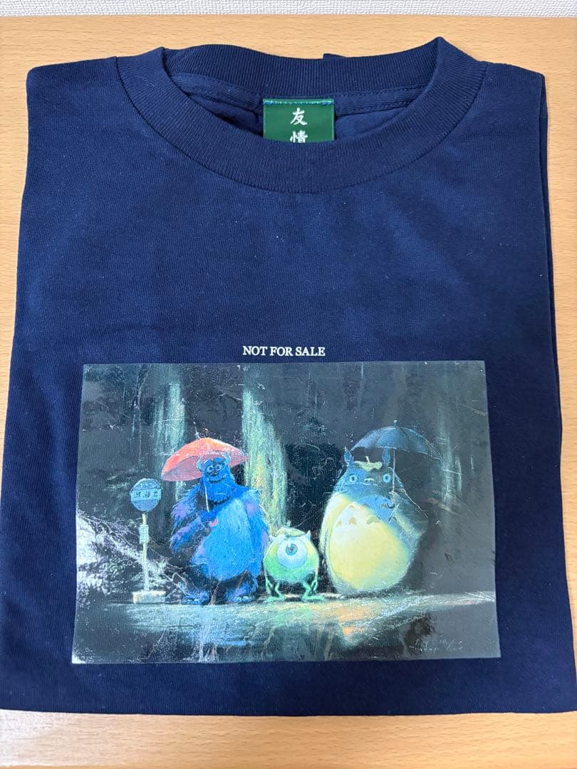 新品未使用 非売品スタジオジブリ ピクサー 絆Tシャツ Mサイズ