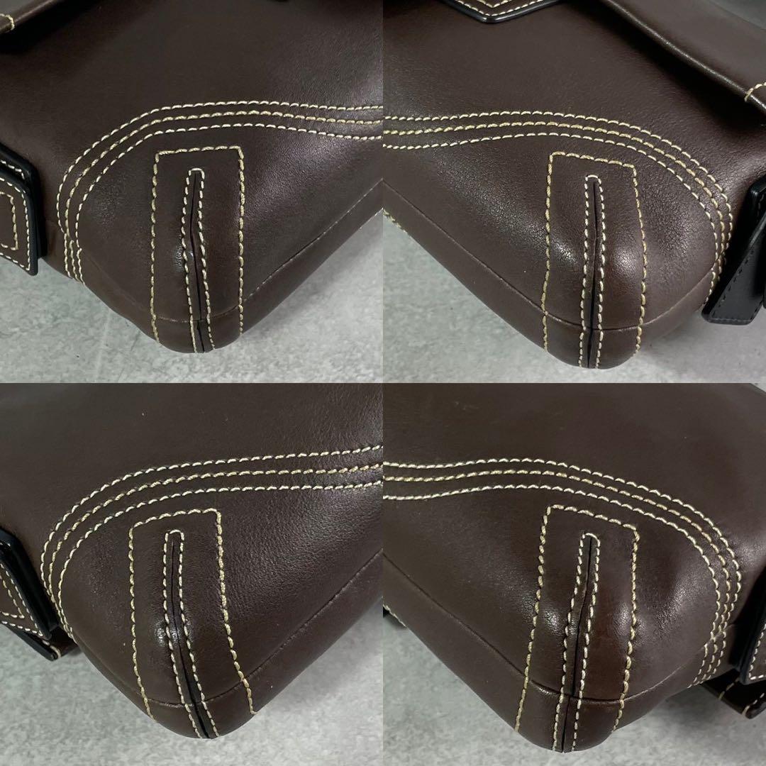 座日✨ COACH ソーホー ワンショルダーバッグ 茶色 レザー