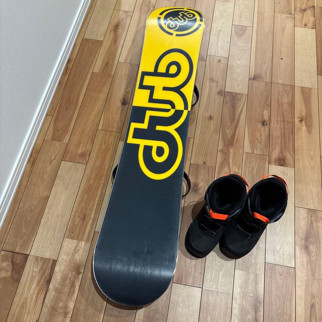 dub スノーボード 130 バートン ZIPLINE BOAブーツ 3点セット