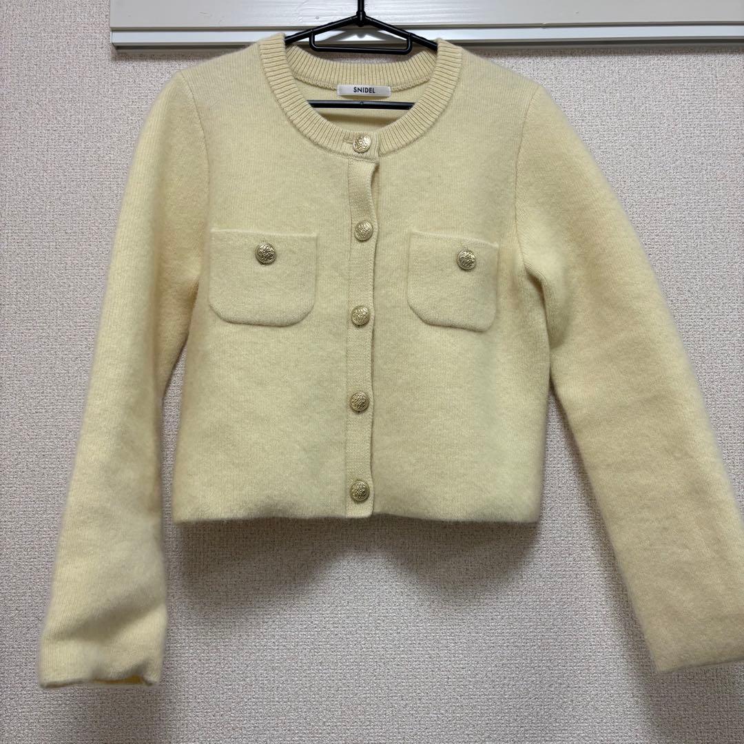 SNIDEL フォックスニットジャケット