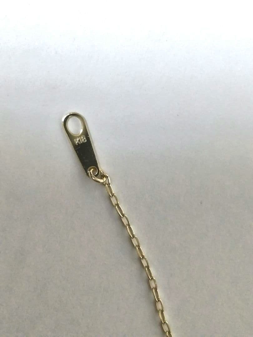 京セラジュエリー　アジャスターチェーン　5cm K18YG