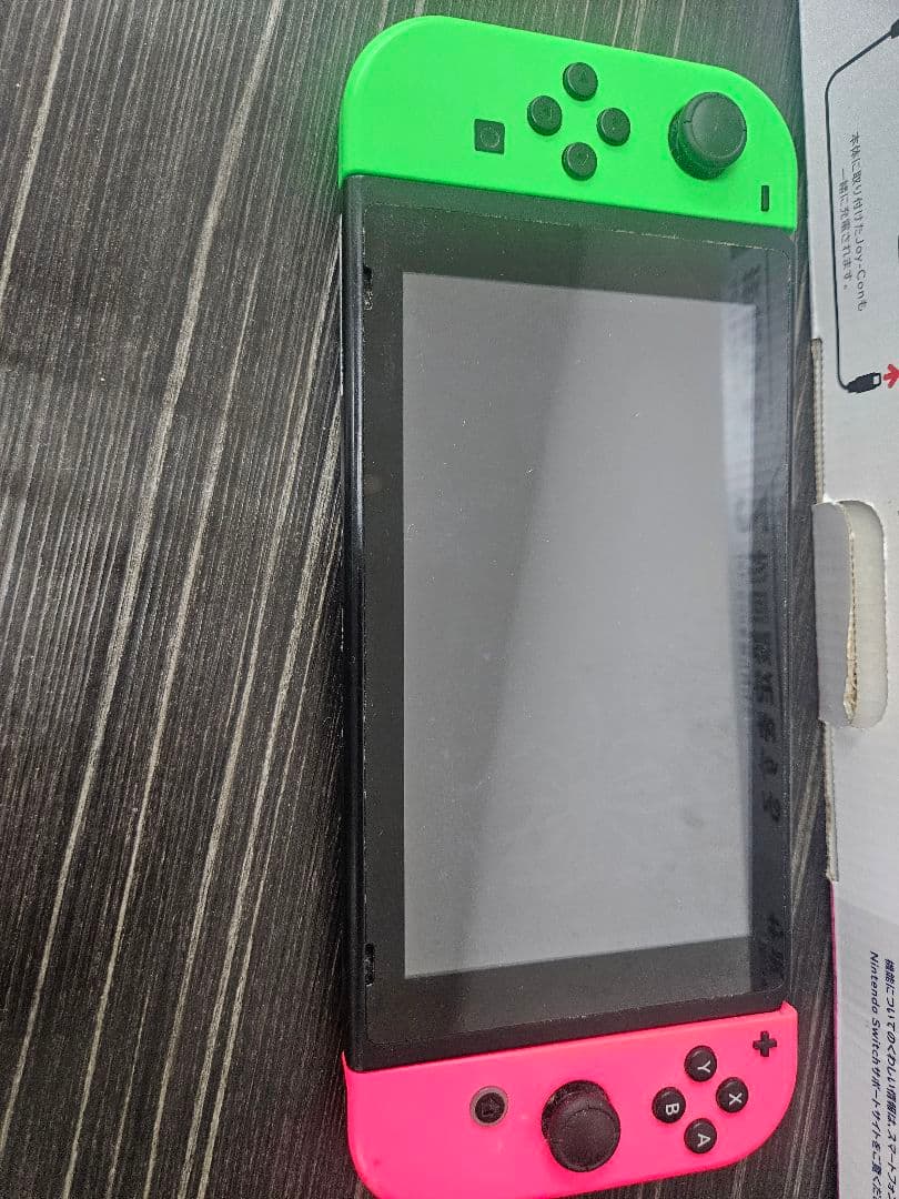 ニンテンドースイッチ スプラトゥーン2セット 本体コントローラージャンク品