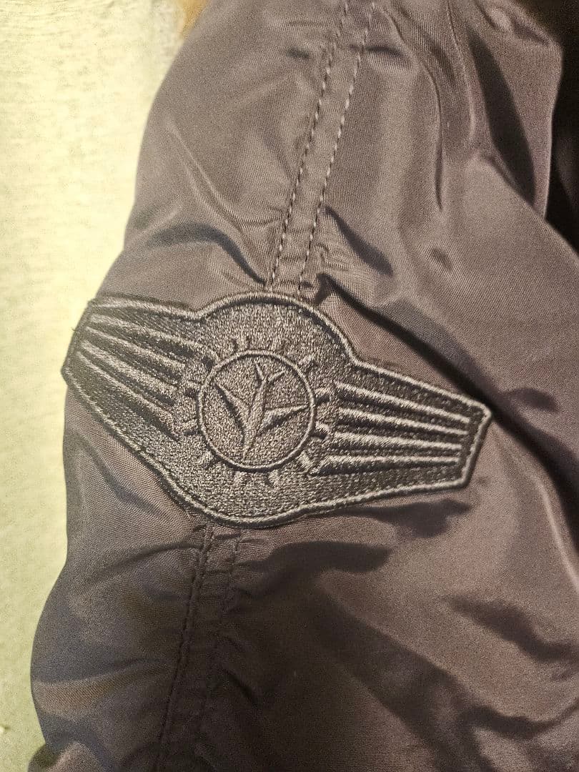 ALPHA N3B アルファ ×エドウィン　カラー：黒×黄　Lサイズ