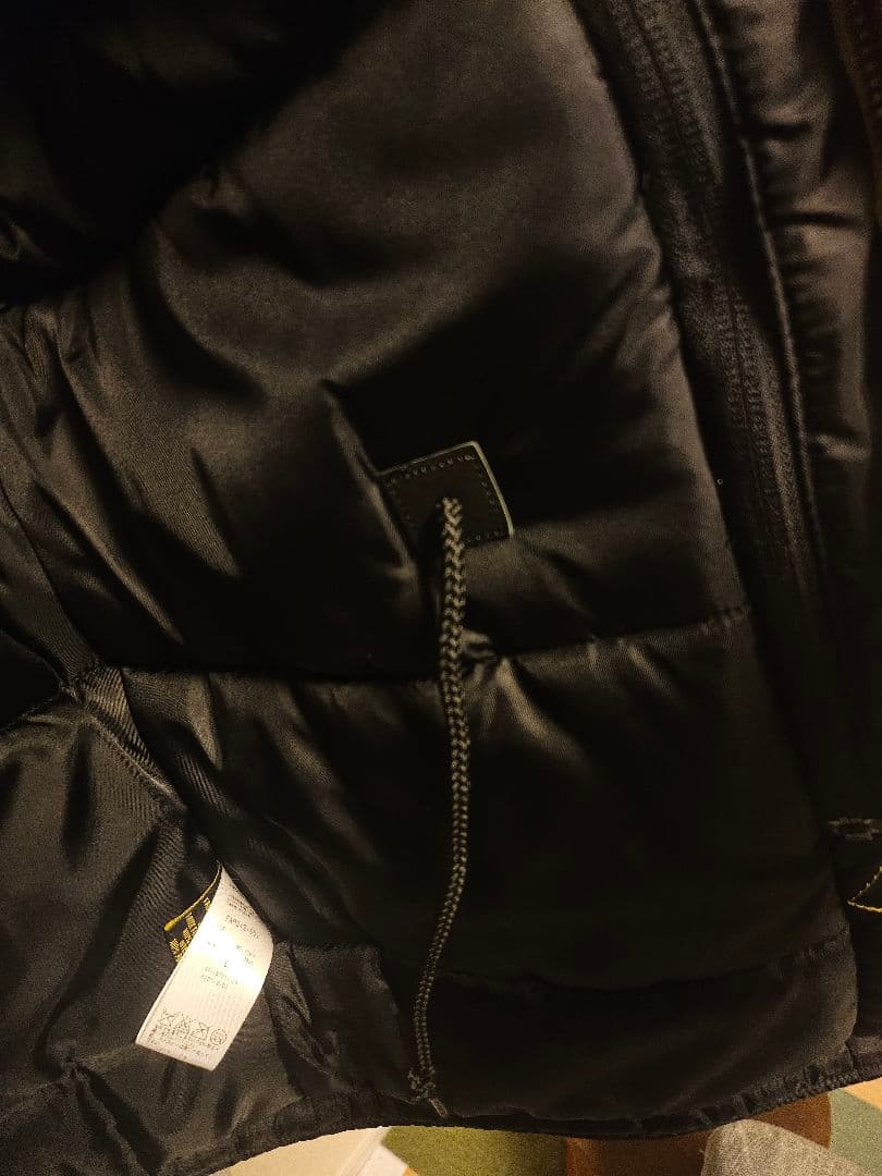 ALPHA N3B アルファ ×エドウィン　カラー：黒×黄　Lサイズ