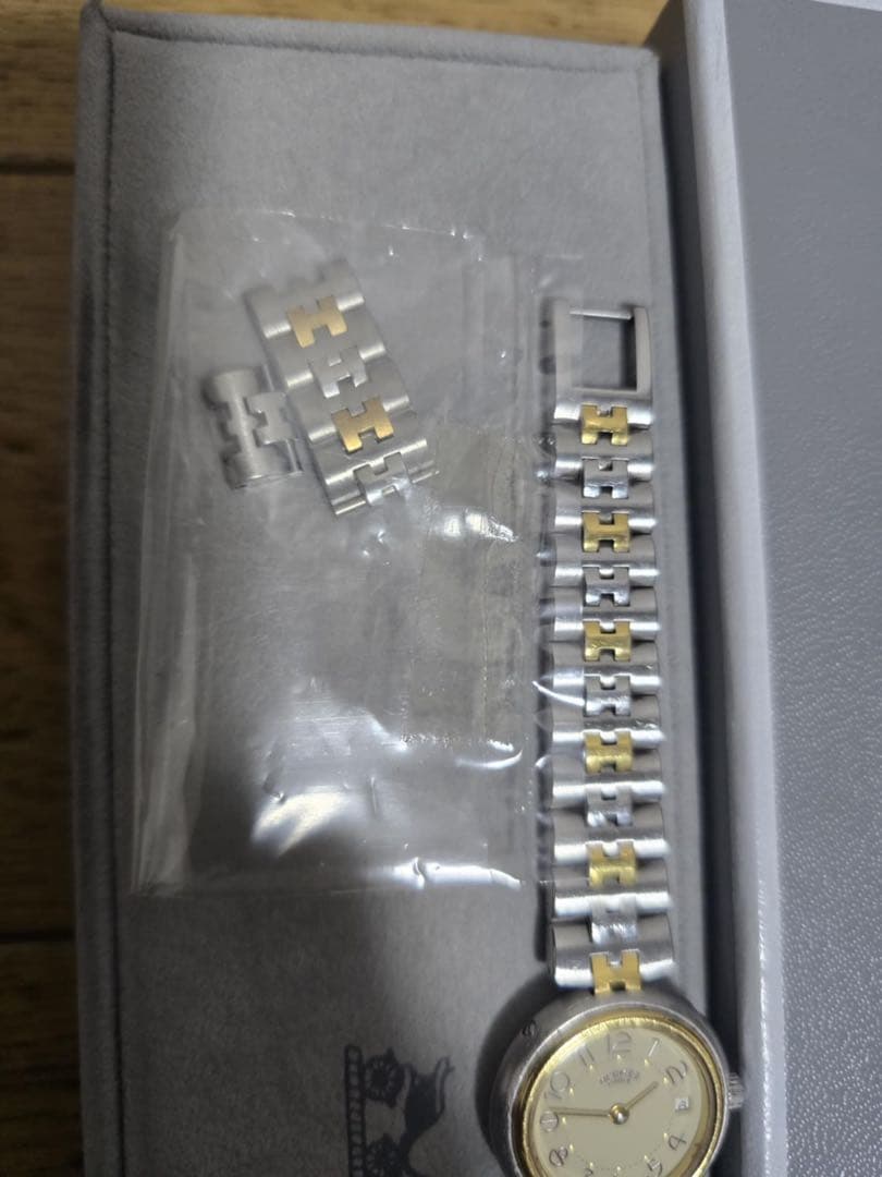 【良品 正規品】 エルメス 腕時計 プロフィール 可動品 純正ブレス クリッパー