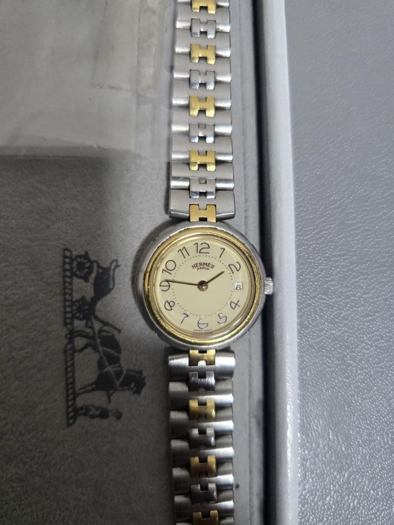 【良品 正規品】 エルメス 腕時計 プロフィール 可動品 純正ブレス クリッパー