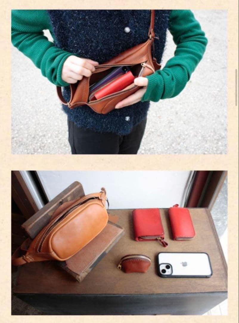 【Herz ヘルツ】限定ボディバッグ B.L.T 仙台店12周年記念鞄 黒色