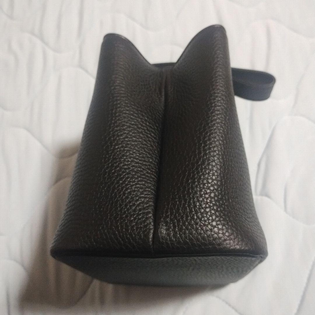 Hushtug巾着レザーバッグ　美品
