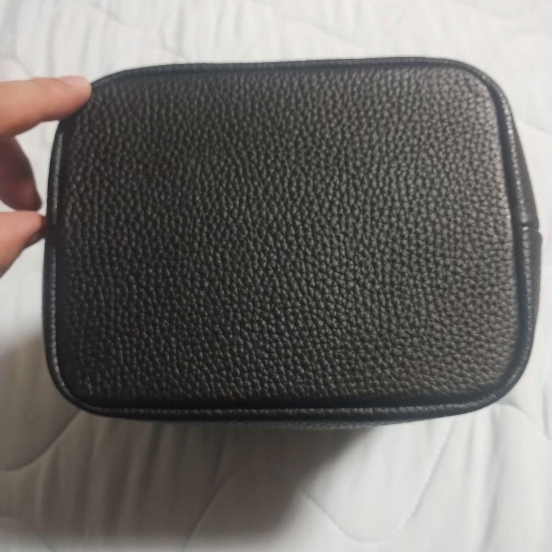 Hushtug巾着レザーバッグ　美品